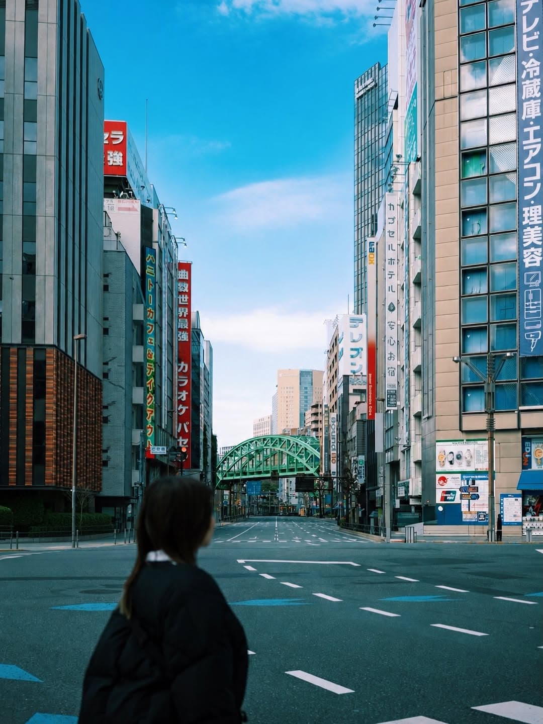 Street scene in Akihabara, Japan